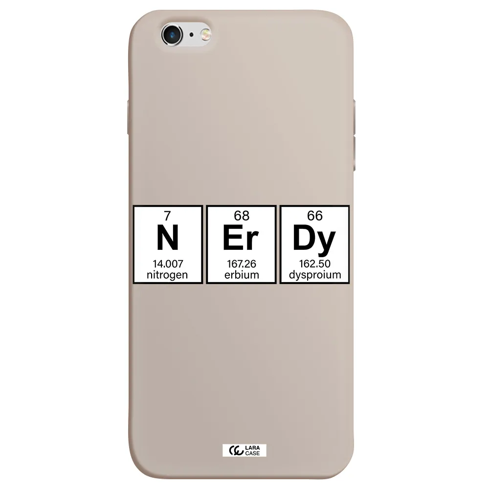 Nerdy Chemical Apple iPhone 6S Silicone Stone Case