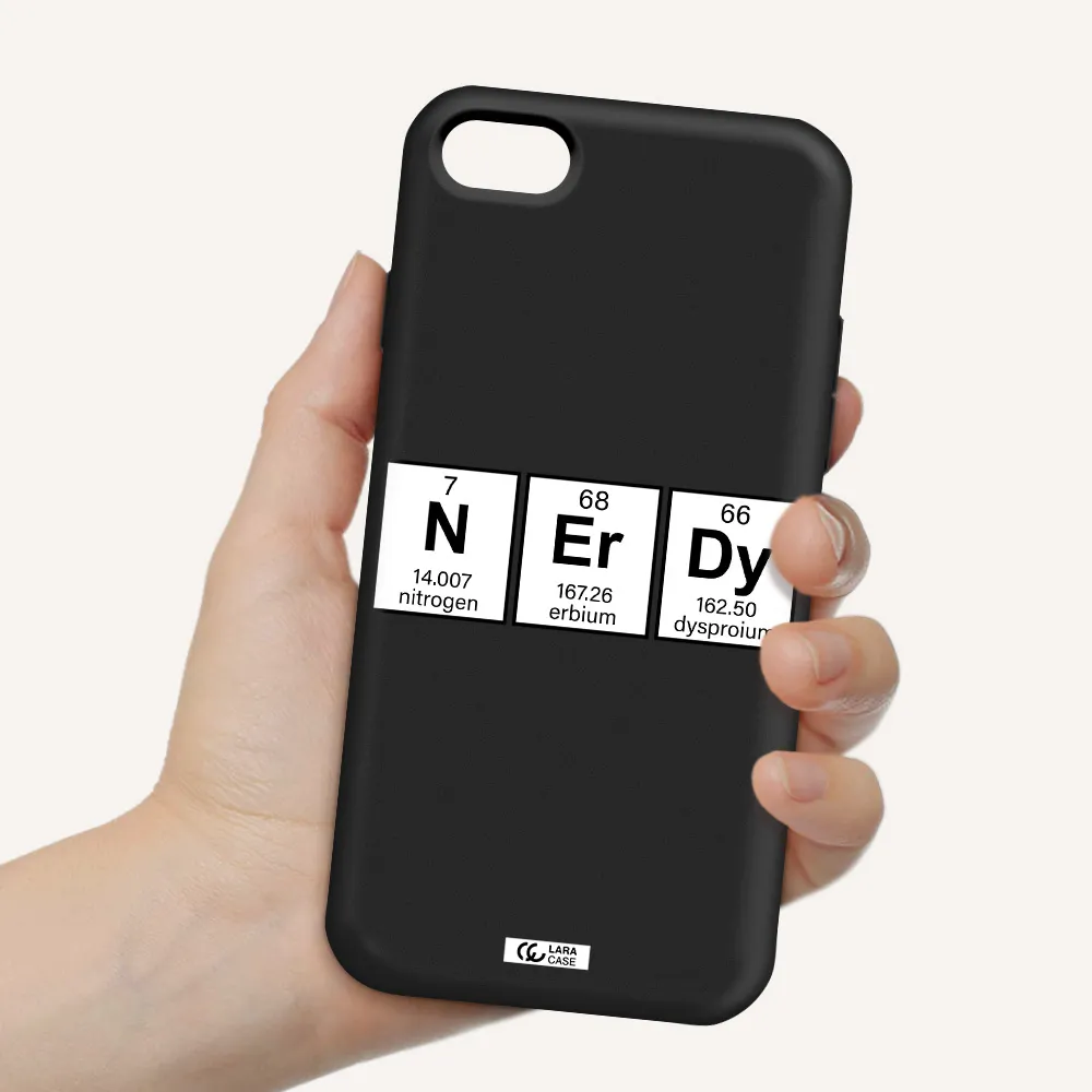 Nerdy Chemical Apple iPhone 7 Silicone black Case