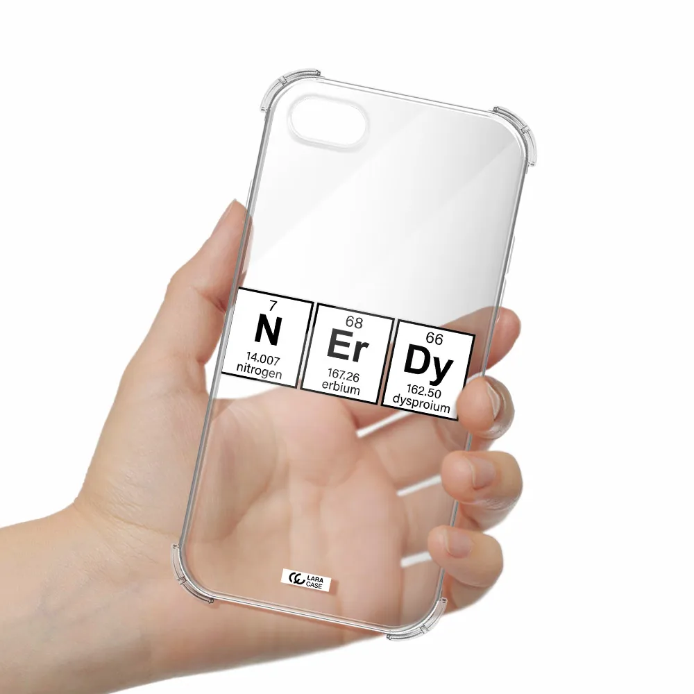 Nerdy Chemical Apple iPhone 8 Clear PC Case