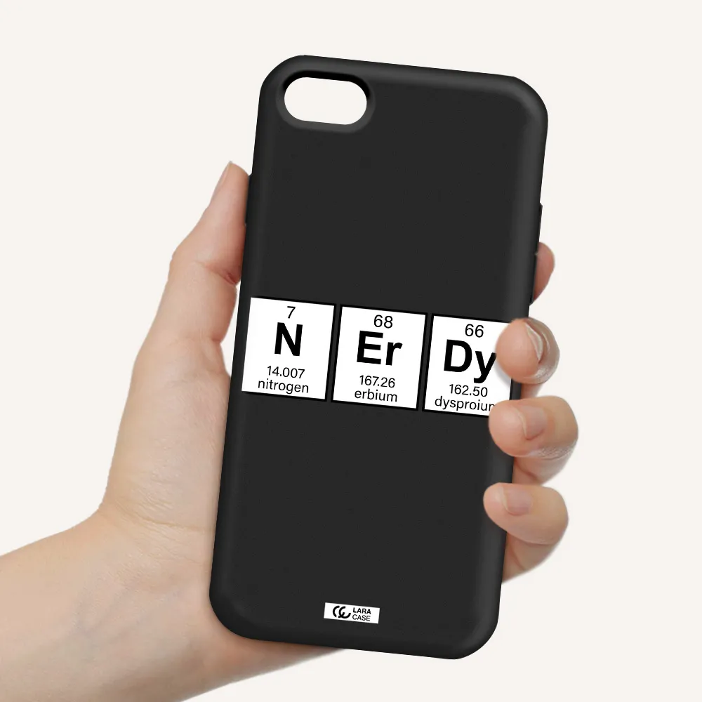 Nerdy Chemical Apple iPhone 8 Silicone black Case
