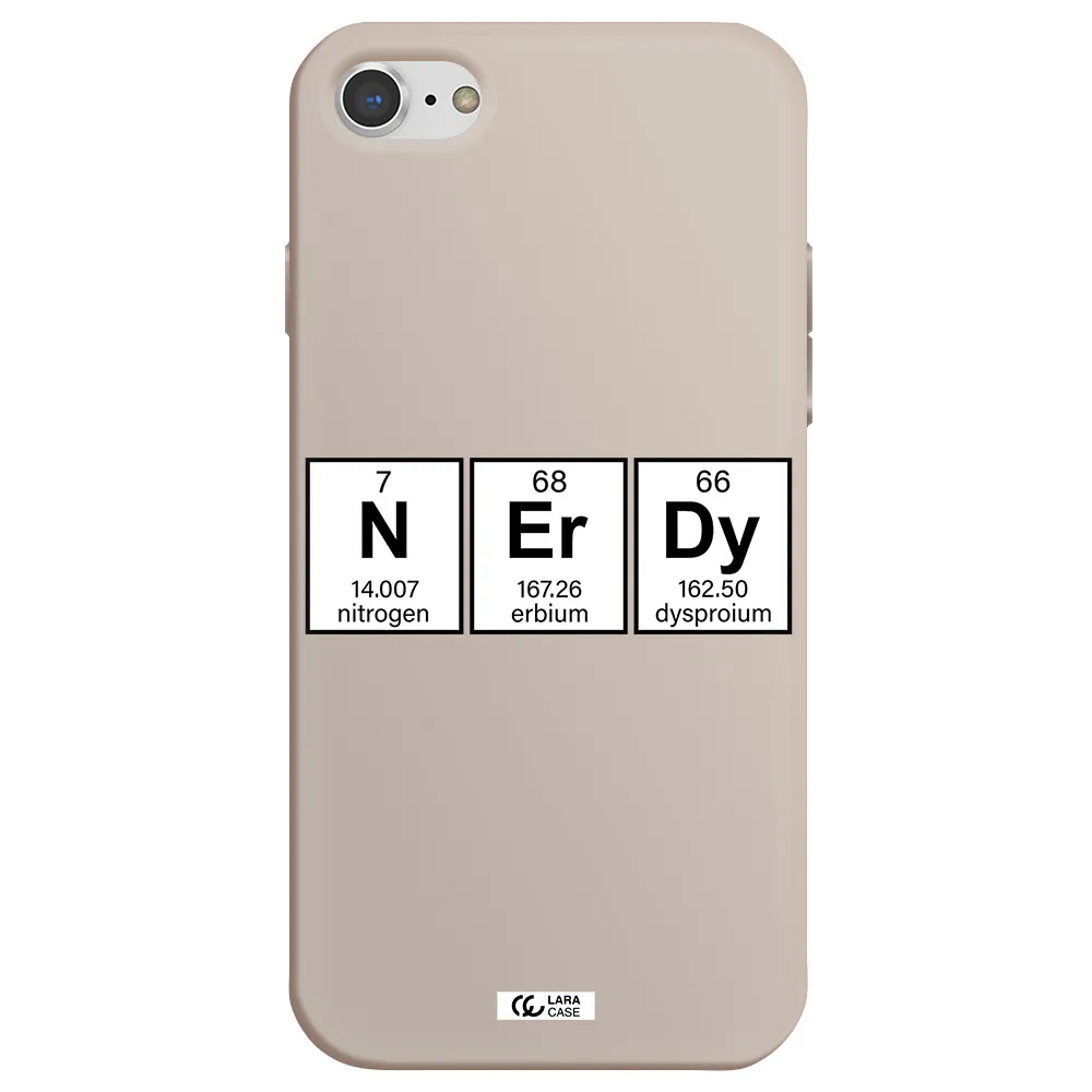 Nerdy Chemical Apple iPhone 8 Silicone Stone Case