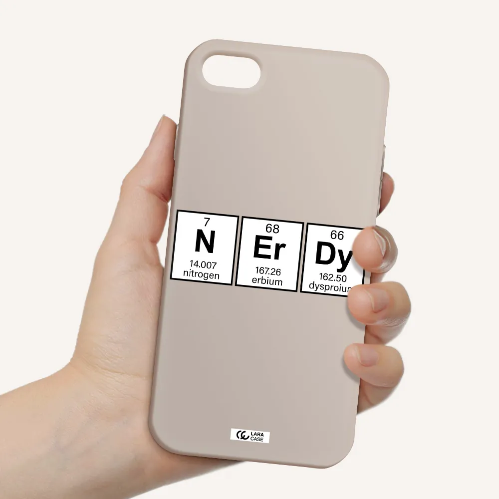 Nerdy Chemical Apple iPhone 8 Silicone Stone Case