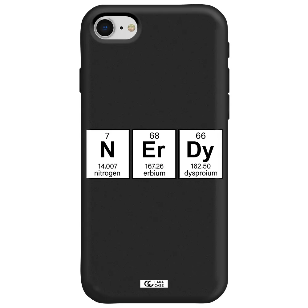 Nerdy Chemical Apple iPhone se 2020 Silicone black Case