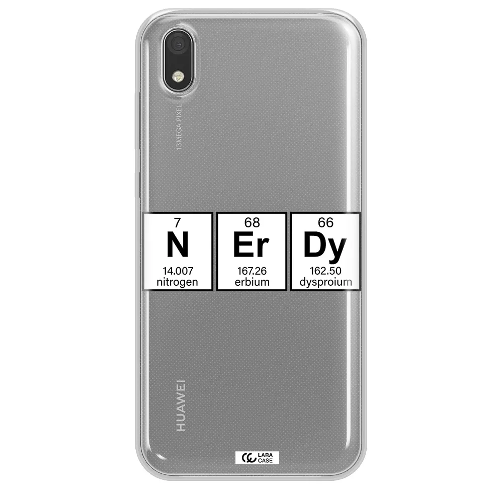 Nerdy Chemical Huawei Honor 8S Clear TPU Case