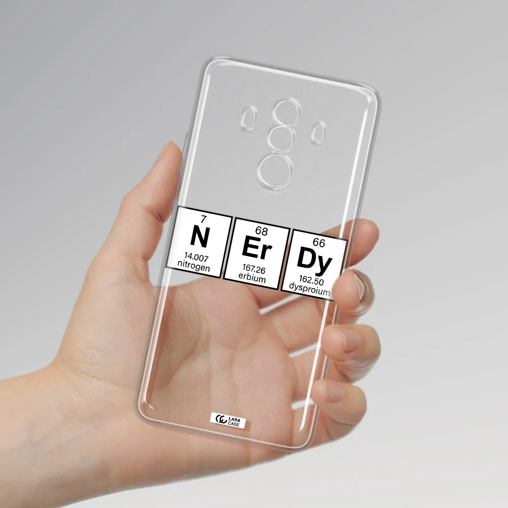Nerdy Chemical Huawei Mate 10 Clear TPU Case