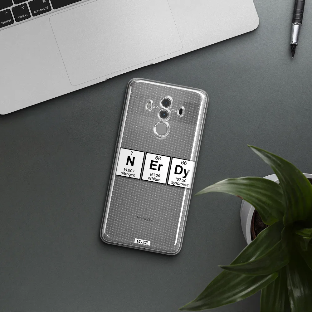 Nerdy Chemical Huawei Mate 10 Pro Clear TPU Case
