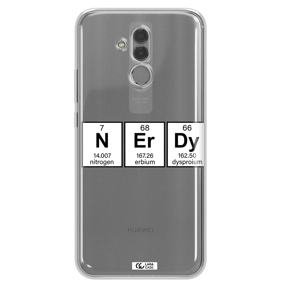 Nerdy Chemical Huawei Mate 20 Lite Clear TPU Case