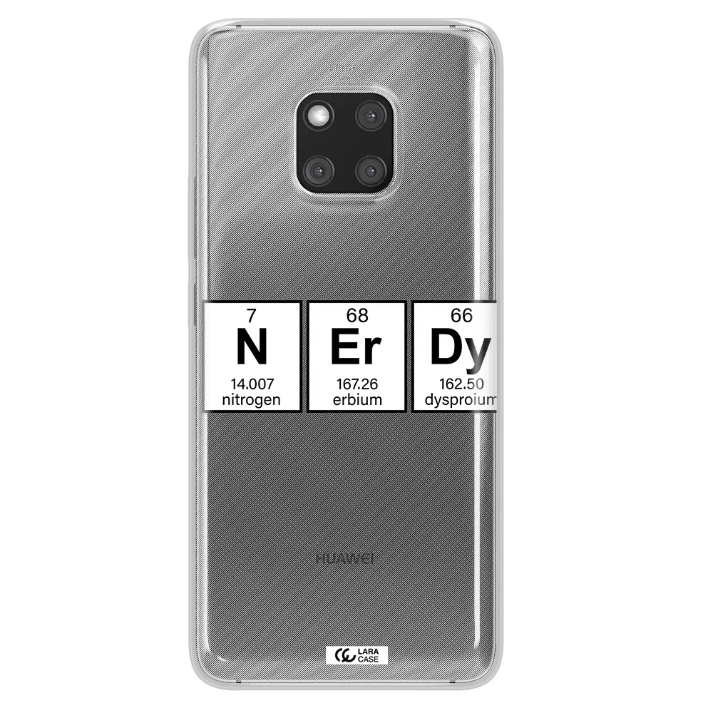 Nerdy Chemical Huawei Mate 20 Pro Clear TPU Case