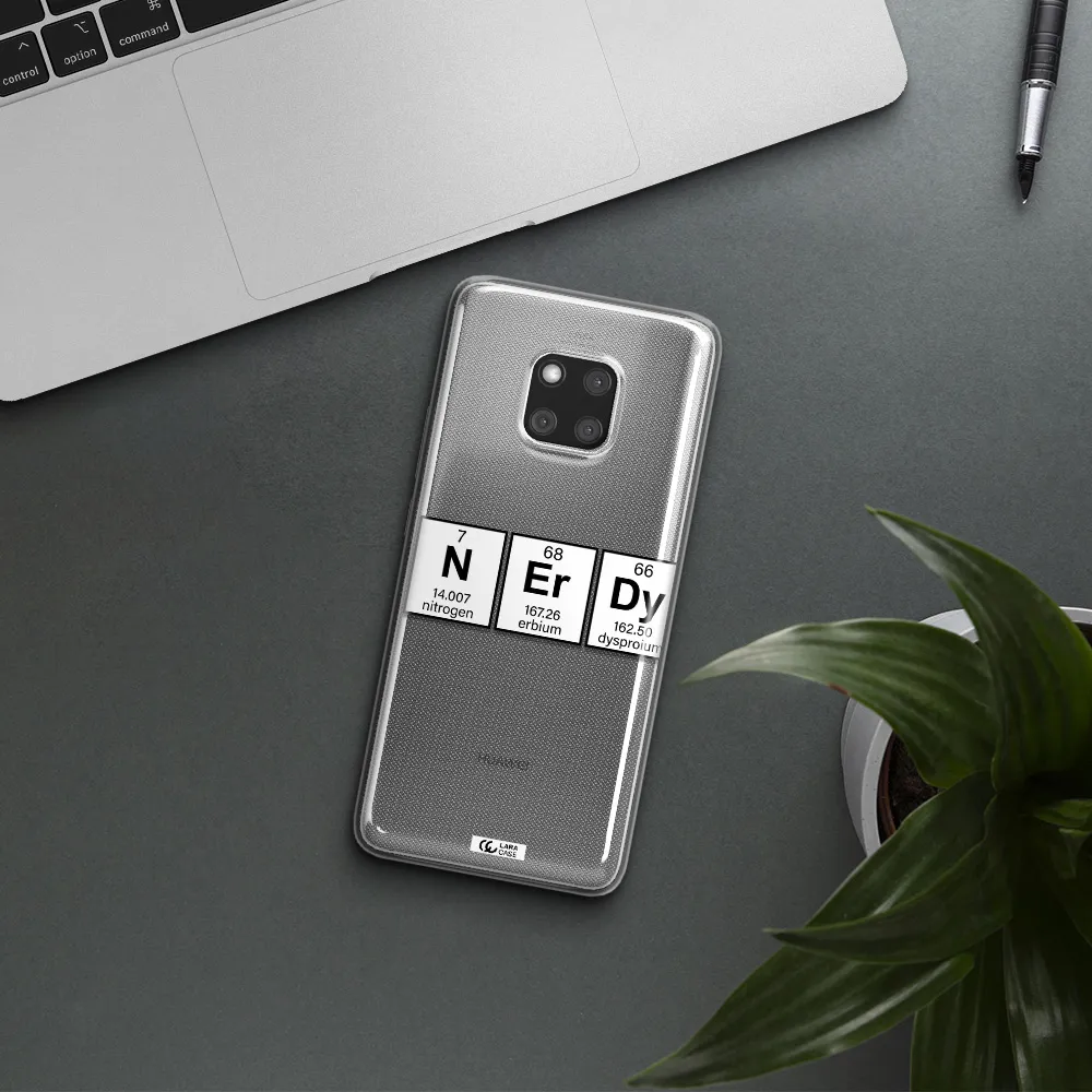 Nerdy Chemical Huawei Mate 20 Pro Clear TPU Case