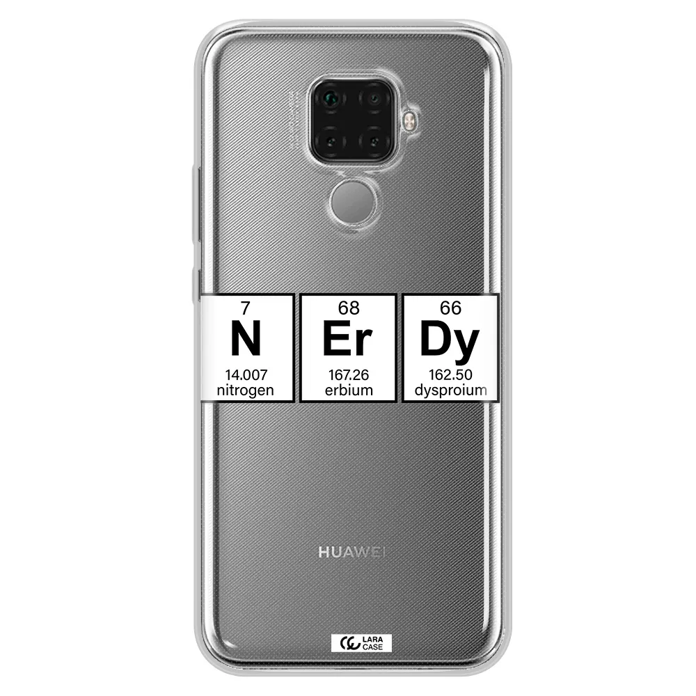 Nerdy Chemical Huawei Mate 30 Lite Clear TPU Case