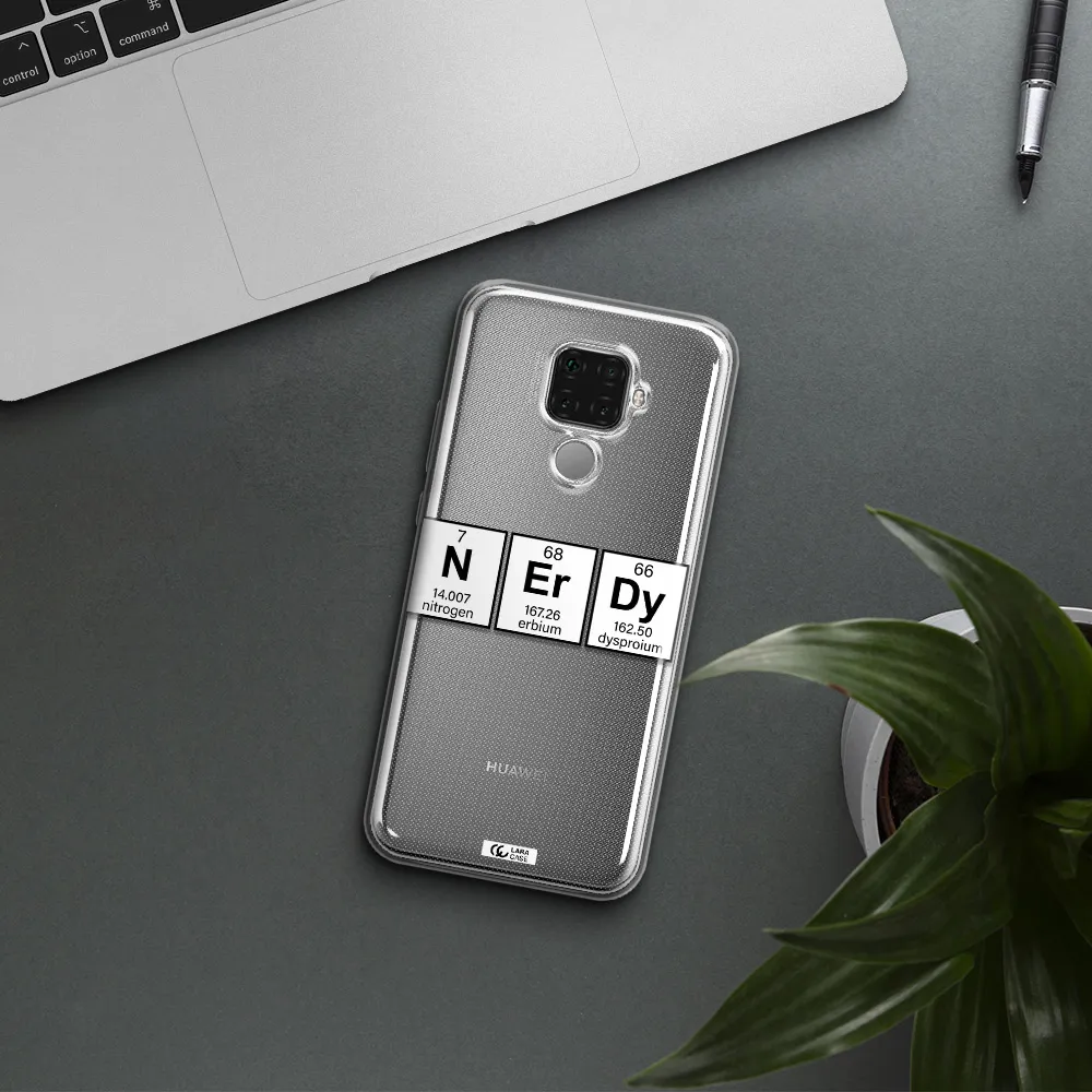 Nerdy Chemical Huawei Mate 30 Lite Clear TPU Case