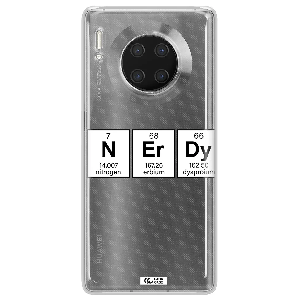 Nerdy Chemical Huawei Mate 30 Pro Clear TPU Case