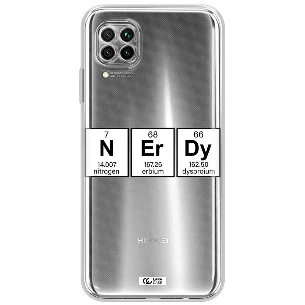 Nerdy Chemical Huawei Nova 7I Clear Tpu Case
