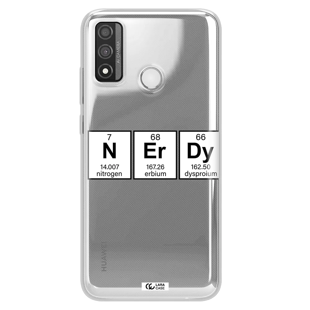 Nerdy Chemical Huawei P Smart 2020 Clear TPU Case