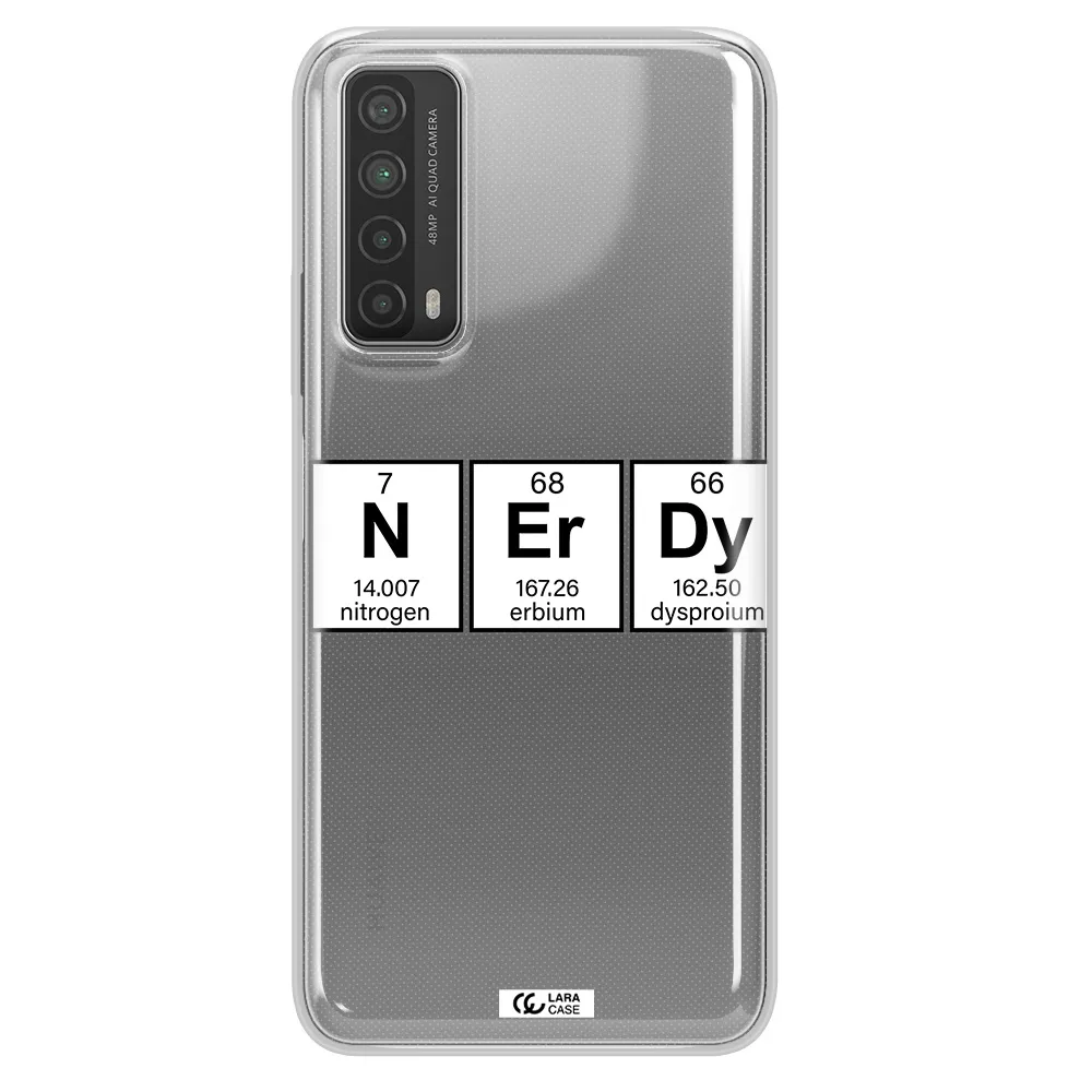 Nerdy Chemical Huawei P Smart 2021 Clear TPU Case