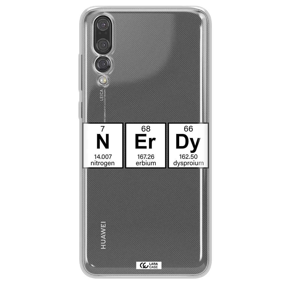Nerdy Chemical Huawei P20 Pro Clear TPU Case