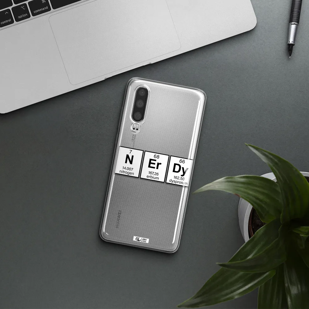 Nerdy Chemical Huawei P30 Clear TPU Case