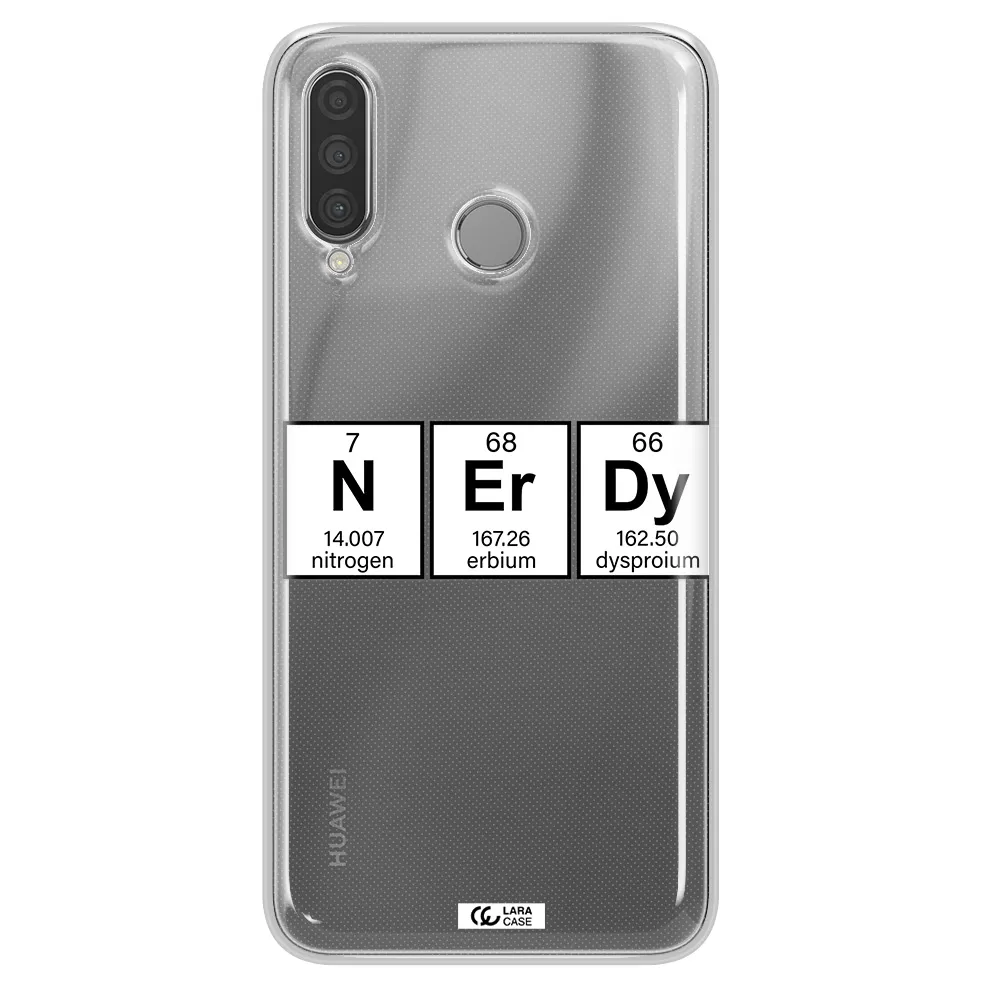 Nerdy Chemical Huawei P30 Lite Clear TPU Case