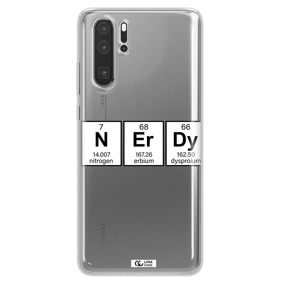 Nerdy Chemical Huawei P30 Pro Clear TPU Case