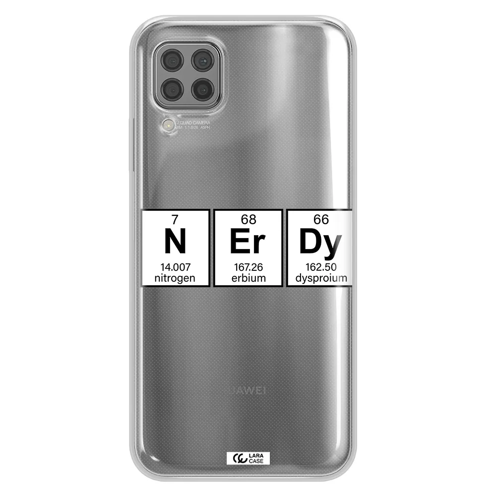 Nerdy Chemical Huawei P40 Lite Clear TPU Case