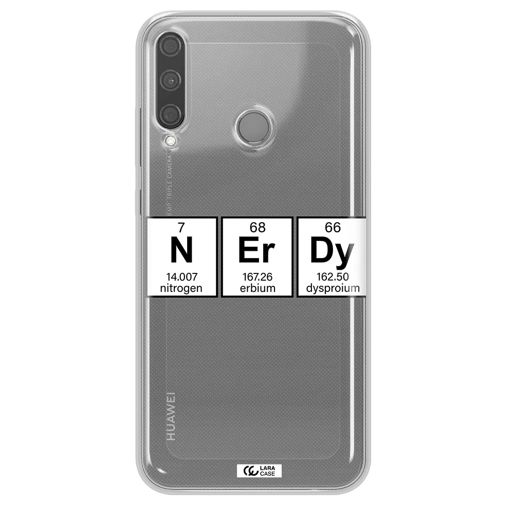 Nerdy Chemical Huawei P40 Lite E Clear TPU Case