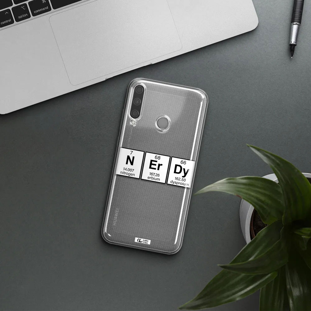 Nerdy Chemical Huawei P40 Lite E Clear TPU Case