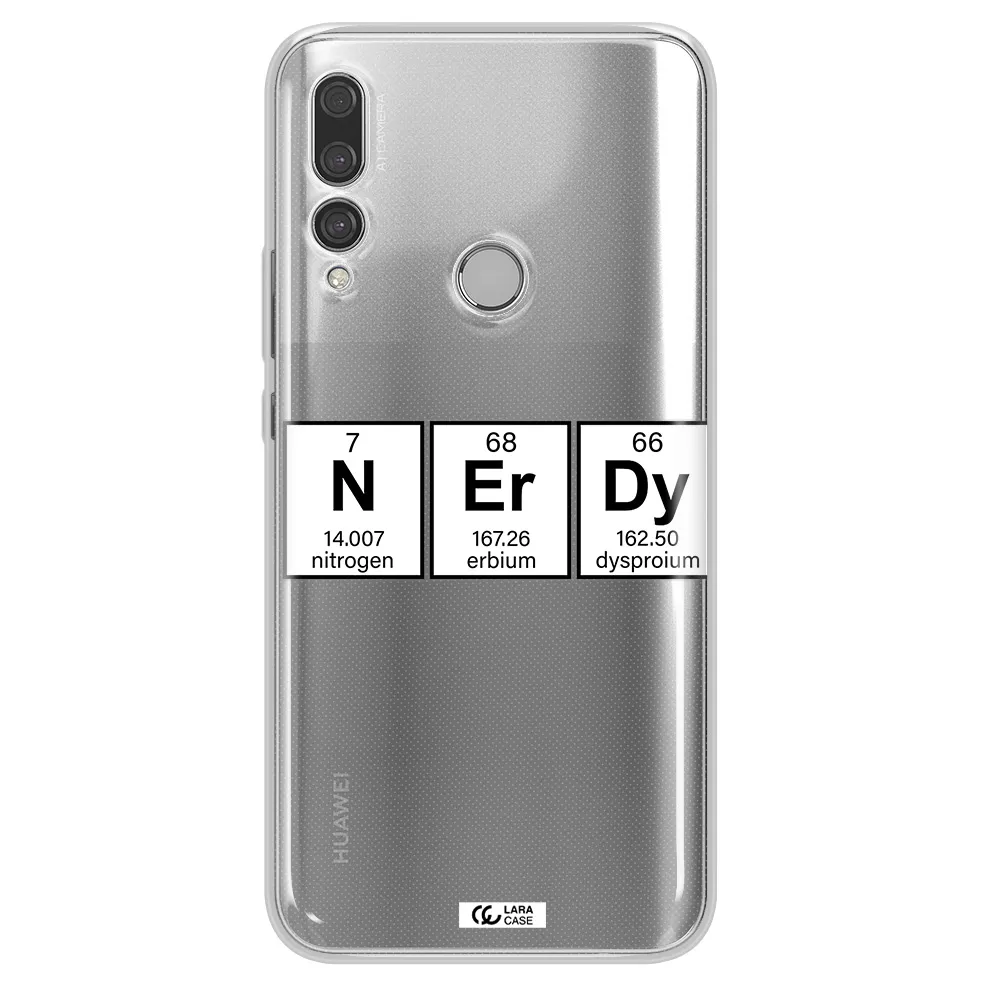 Nerdy Chemical Huawei Y9 Prime 2019 Clear TPU Case