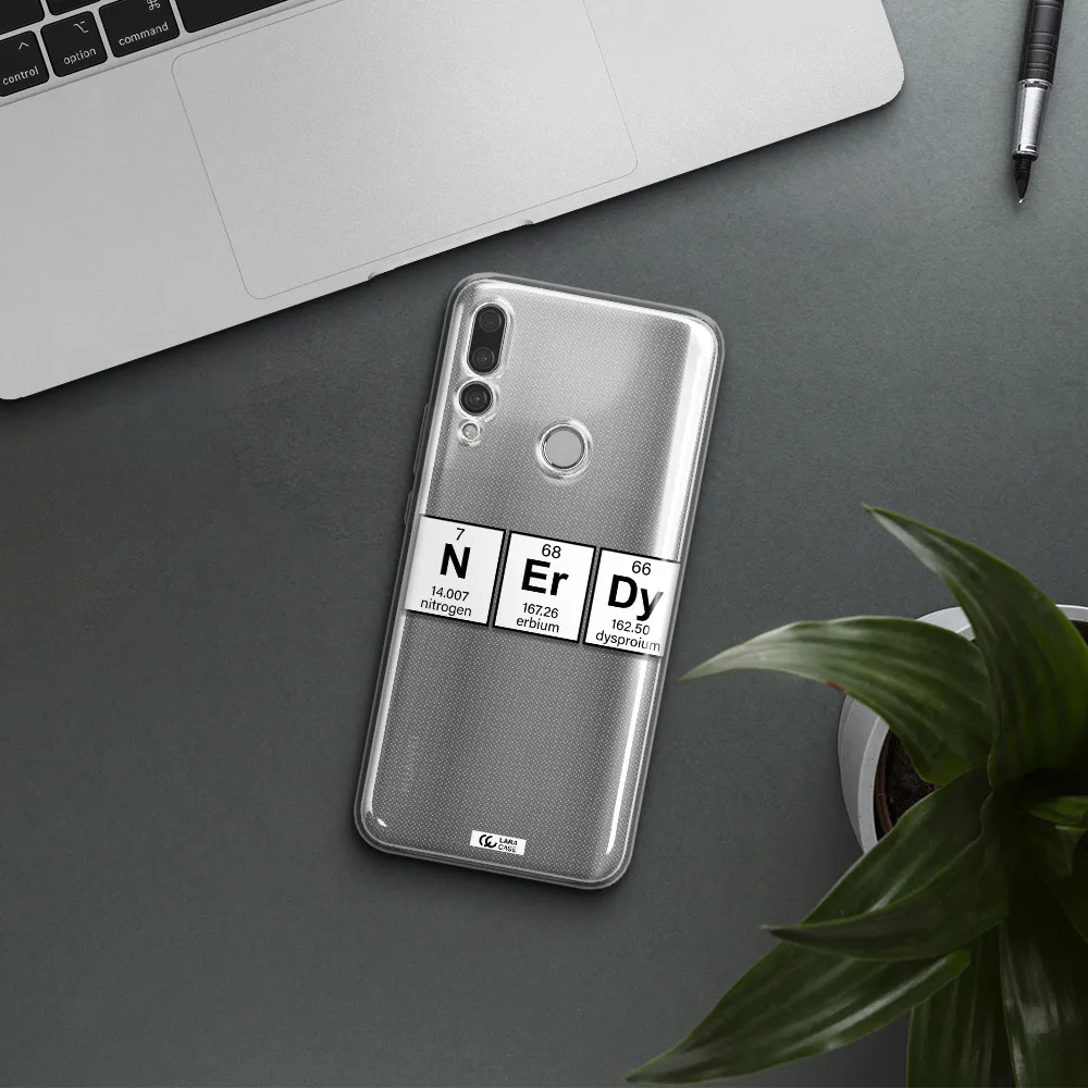 Nerdy Chemical Huawei Y9 Prime 2019 Clear TPU Case