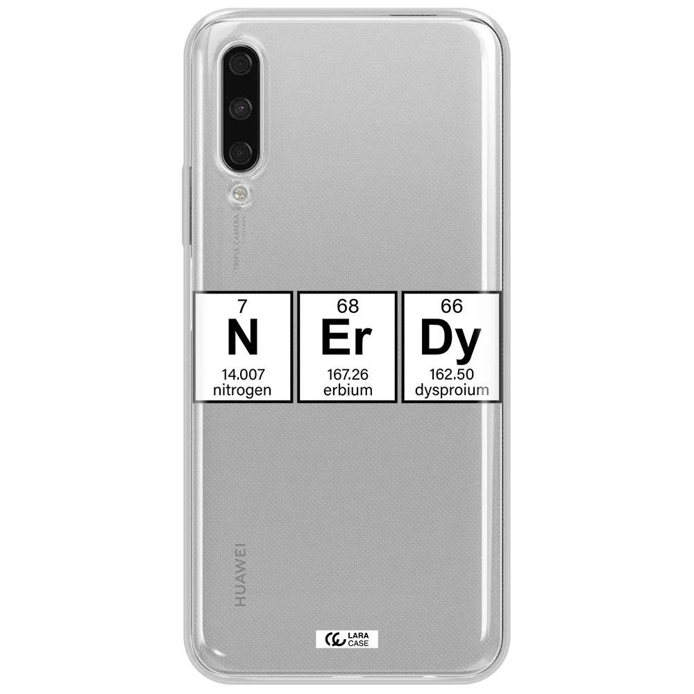 Nerdy Chemical Huawei Y9S Clear Tpu Case
