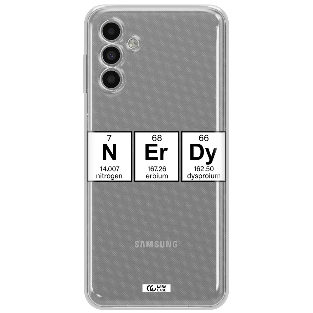 Nerdy Chemical Samsung A13 5G Clear Tpu Case