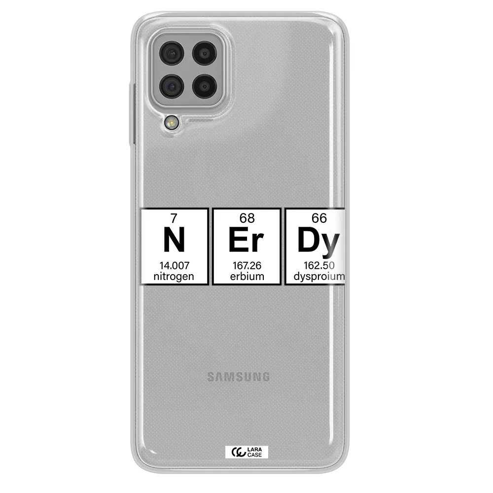 Nerdy Chemical Samsung A22 4g Clear TPU Case