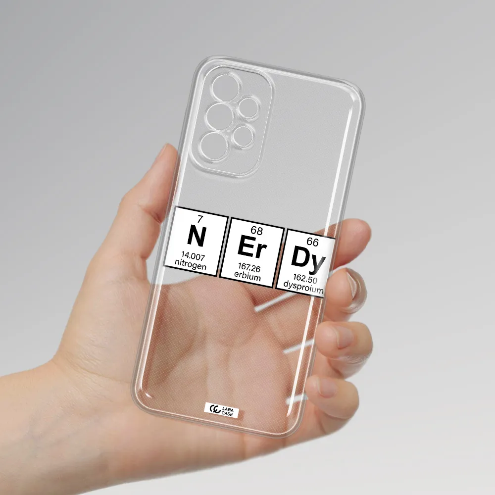 Nerdy Chemical Samsung A23 5G Clear Tpu Case