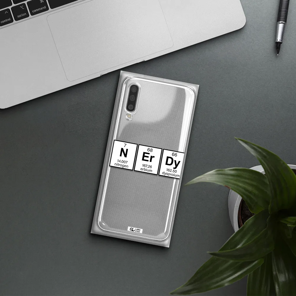 Nerdy Chemical Samsung A50S Clear Tpu Case