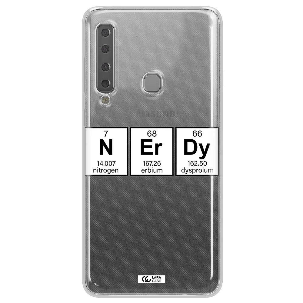 Nerdy Chemical Samsung A9 2018 Clear TPU Case