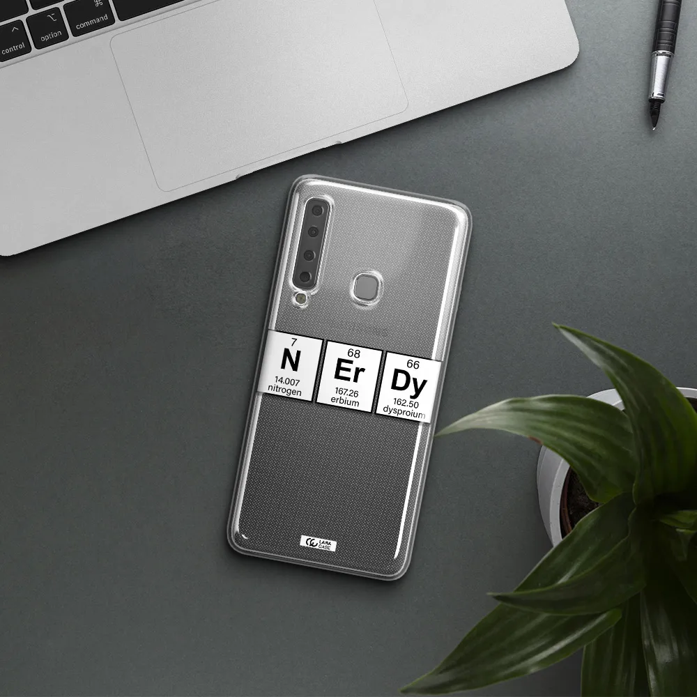 Nerdy Chemical Samsung A9 2018 Clear TPU Case