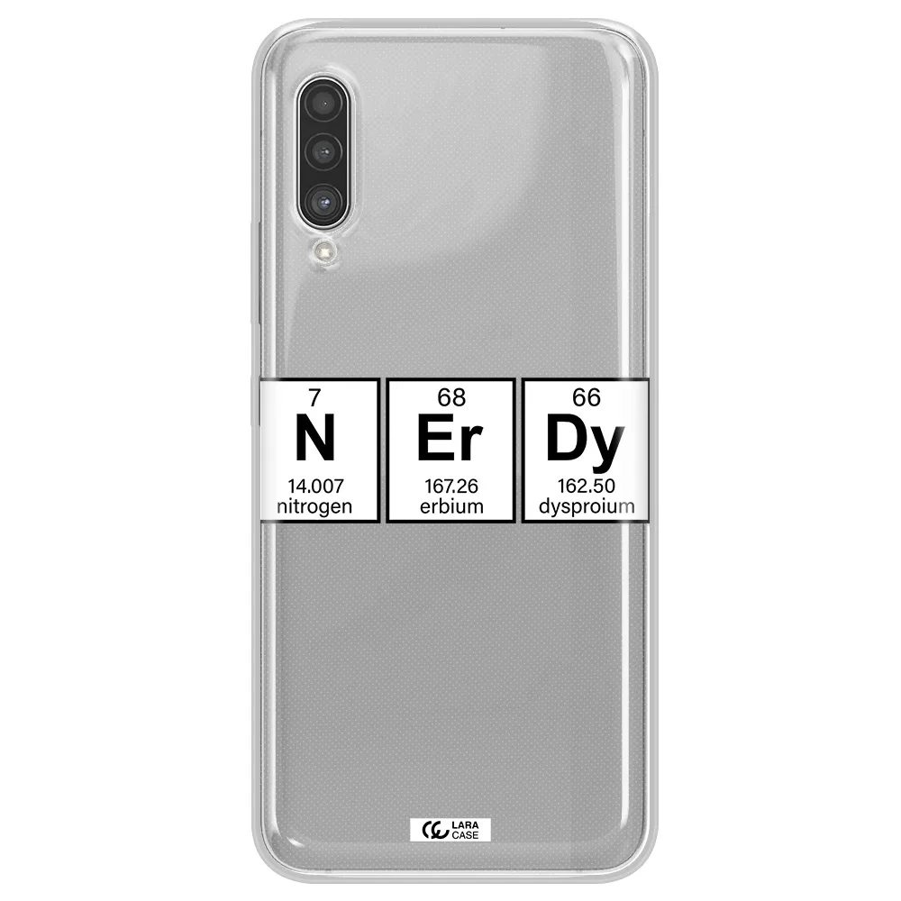 Nerdy Chemical Samsung A90 Clear TPU Case