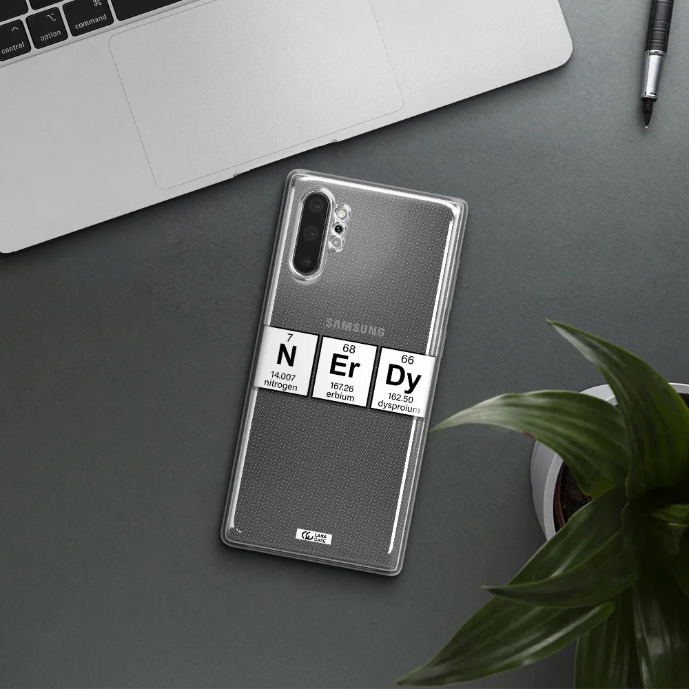 Nerdy Chemical Samsung Note 10 Plus Clear TPU Case