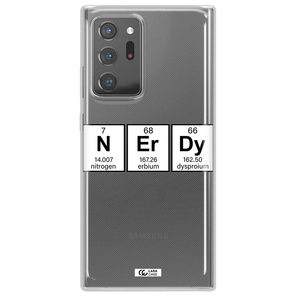 Nerdy Chemical Samsung Note 20 Ultra Clear TPU Case