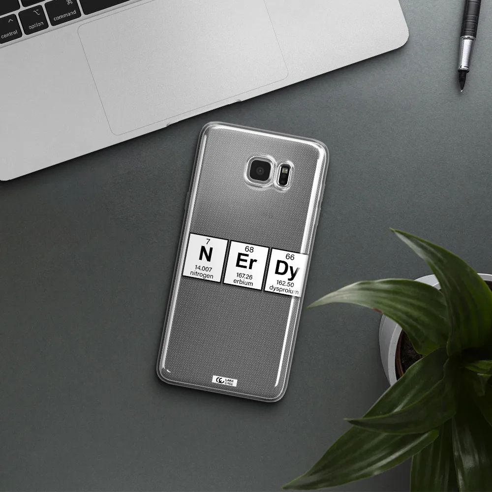 Nerdy Chemical Samsung Note 5 Clear TPU Case