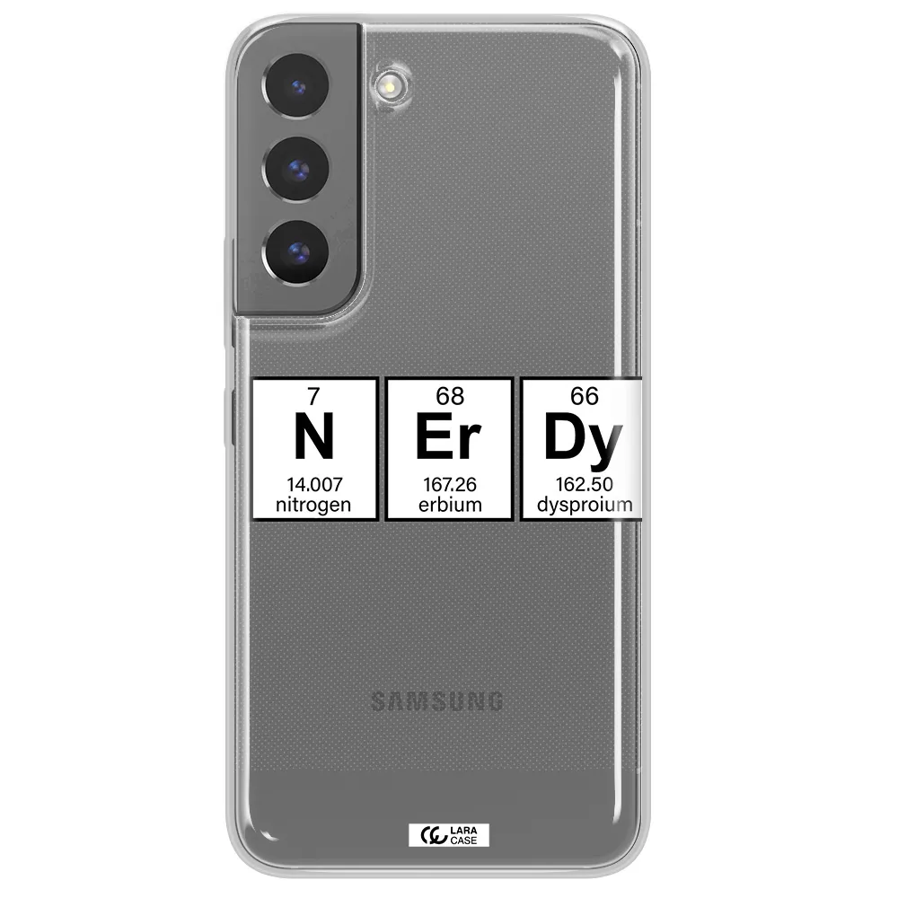 Nerdy Chemical Samsung S 22 Plus Clear TPU Case