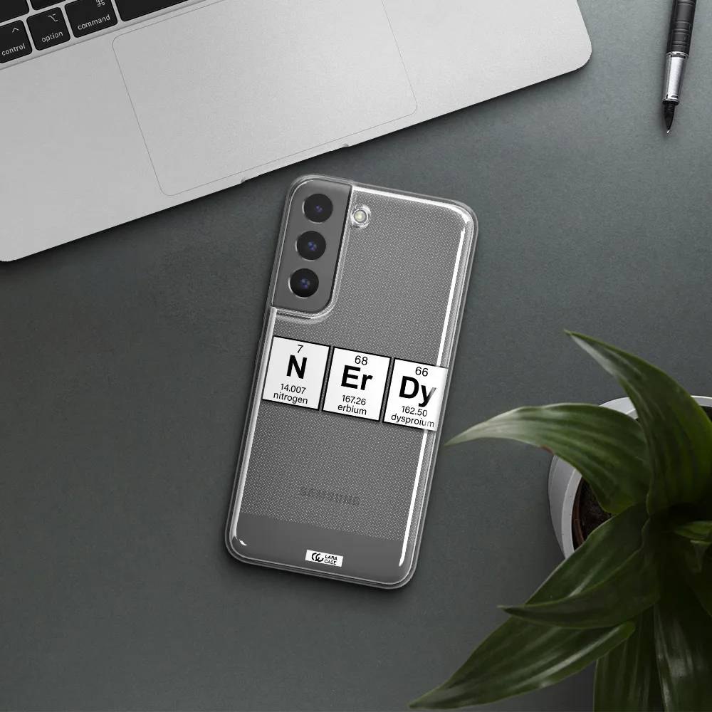 Nerdy Chemical Samsung S 22 Plus Clear TPU Case