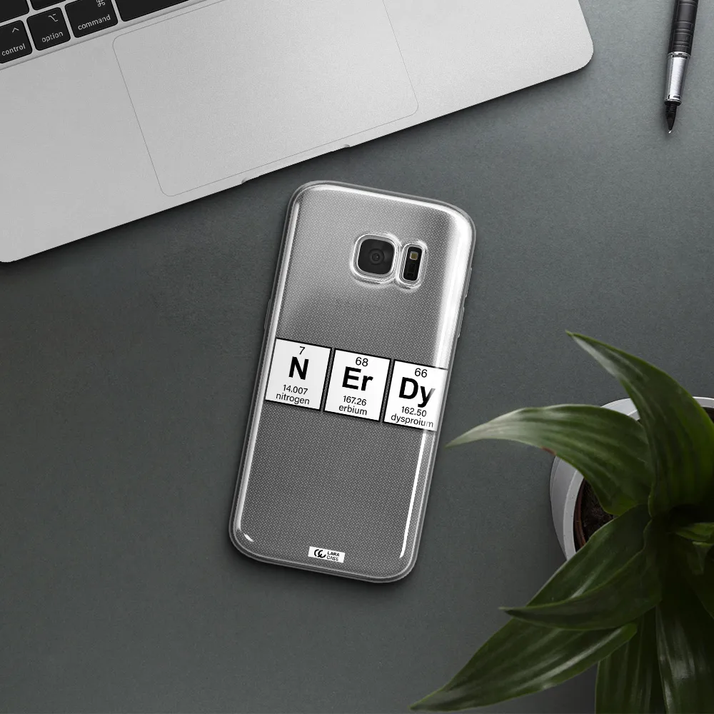 Nerdy Chemical Samsung S 7 Clear TPU Case