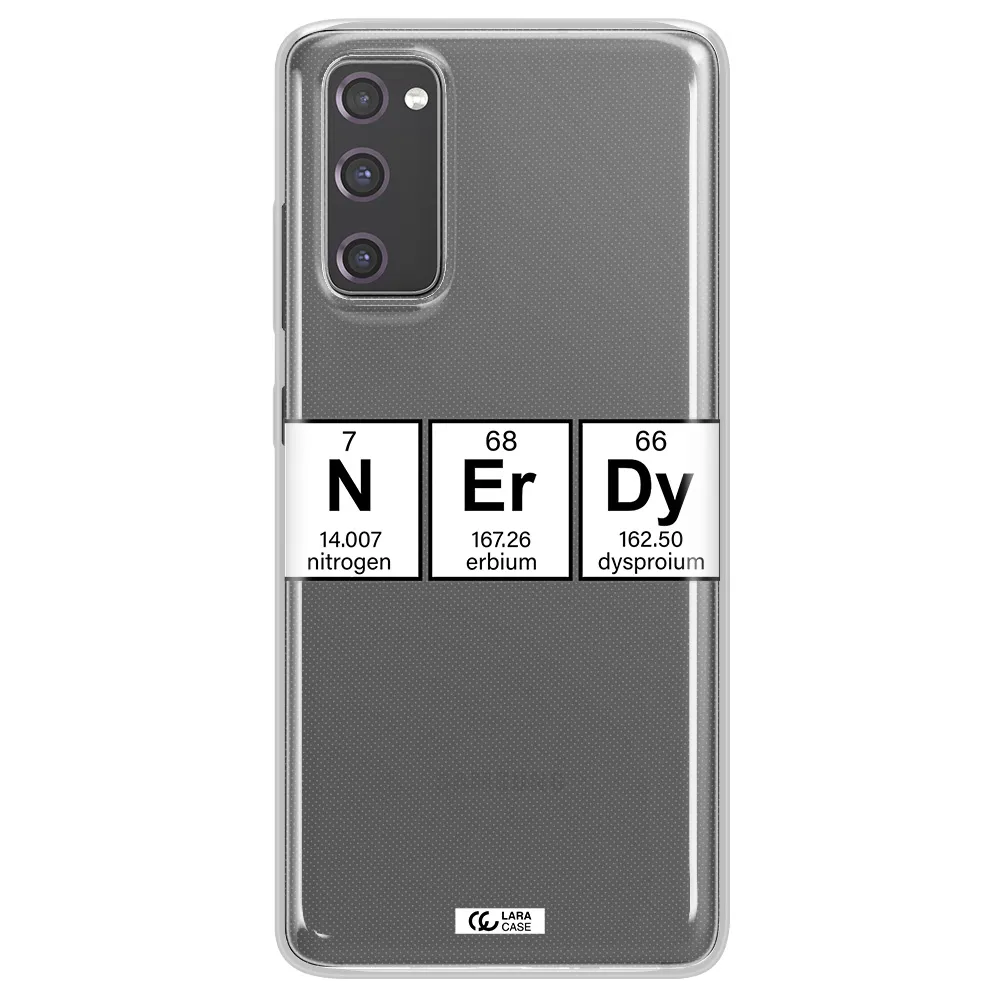 Nerdy Chemical Samsung S20 Fe Clear TPU Case