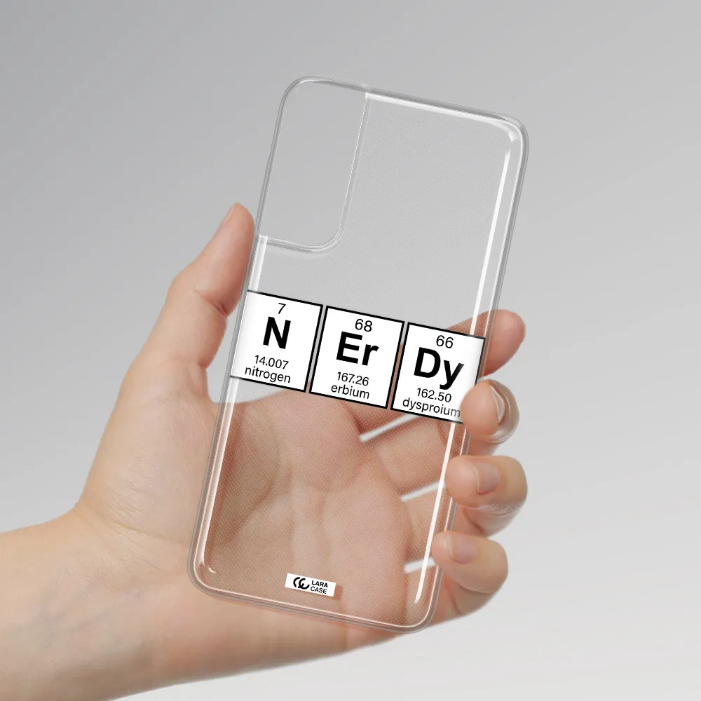 Nerdy Chemical Samsung S21 Plus Clear TPU Case