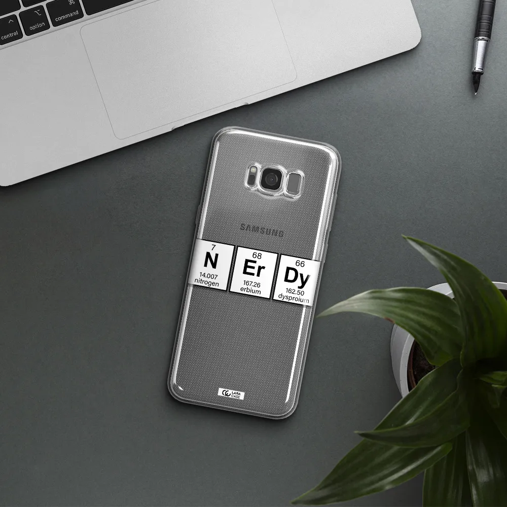 Nerdy Chemical Samsung S8 Clear TPU Case