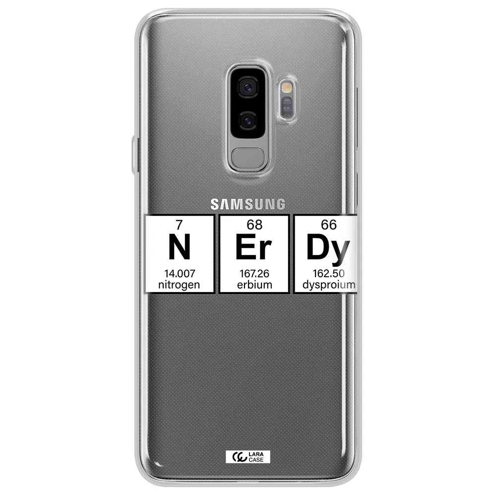 Nerdy Chemical Samsung S9 Plus Clear TPU Case