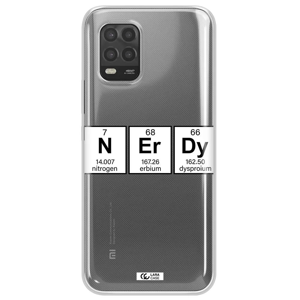 Nerdy Chemical Xiaomi Mi 10 Lite Clear TPU Case