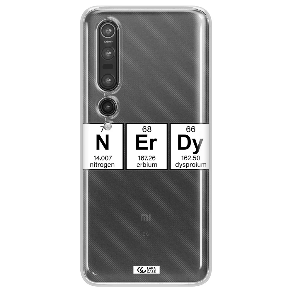 Nerdy Chemical Xiaomi Mi 10 Pro Clear TPU Case