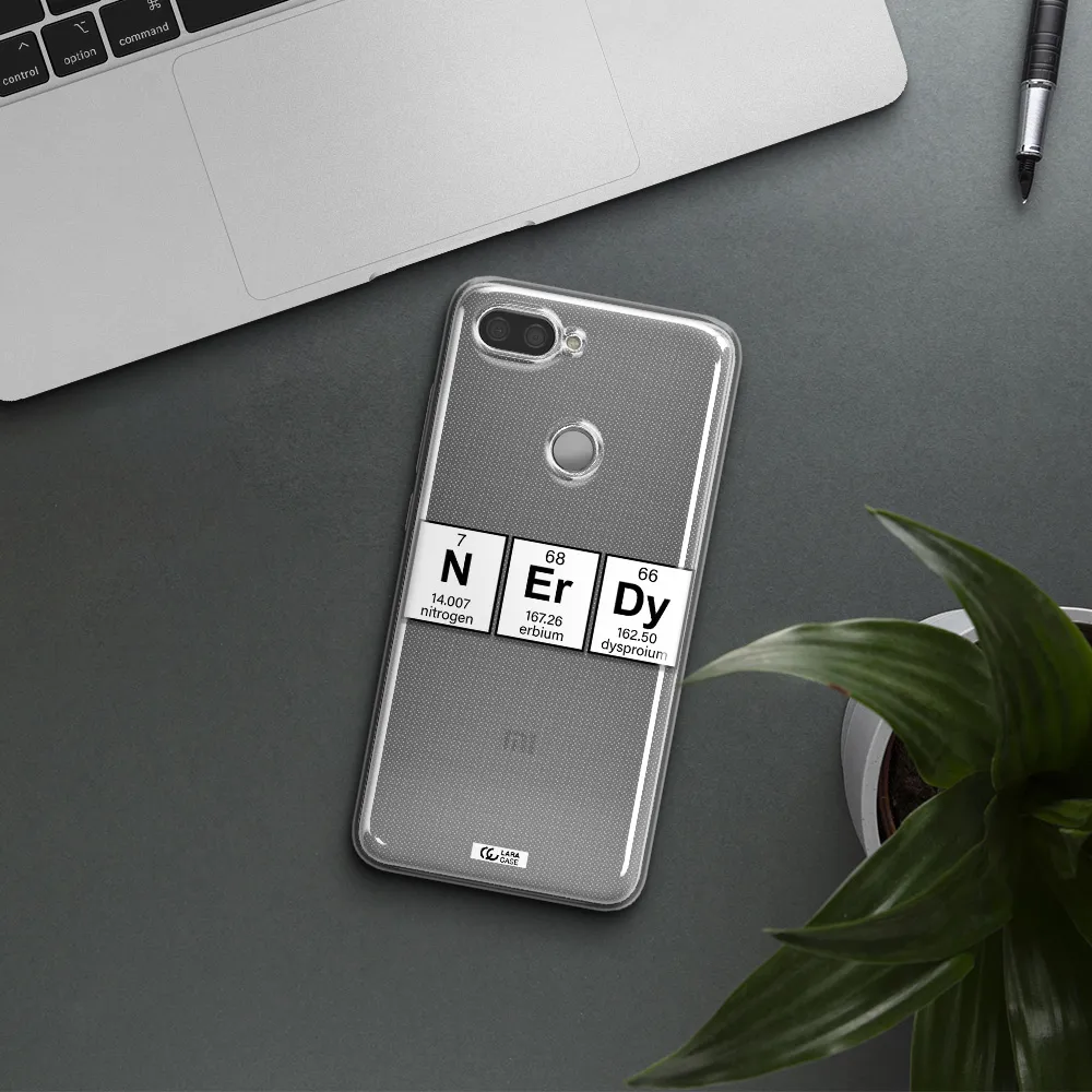 Nerdy Chemical Xiaomi Mi 8 Lite Clear TPU Case