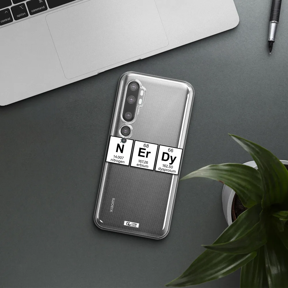 Nerdy Chemical Xiaomi Mi Note 10 Clear TPU Case